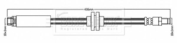 BORG & BECK stabdžių žarnelė BBH7080